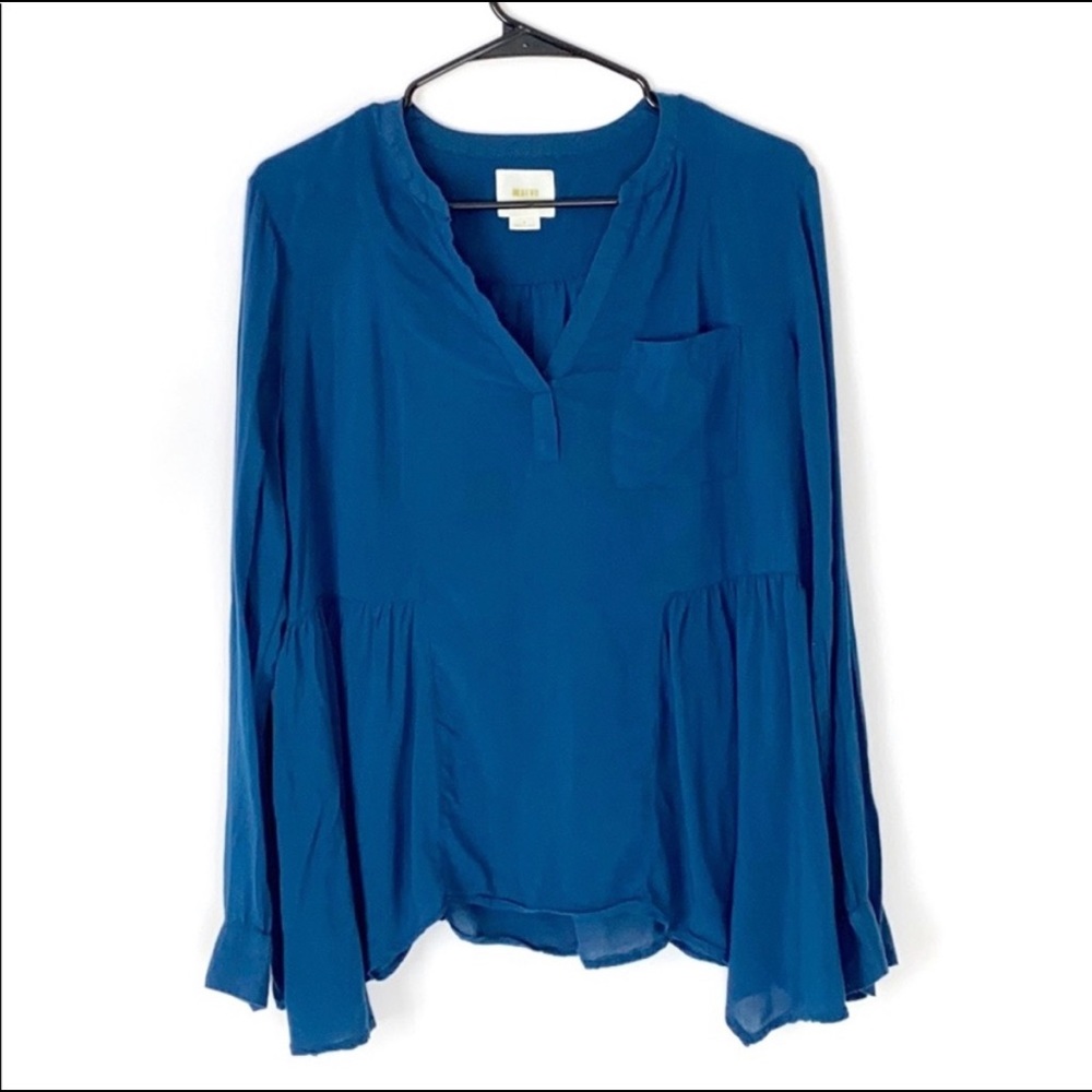 Maeve Anthropologie Laiken henley top
